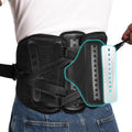 TIMTAKBO Wide and Strong Back Brace for Lower Back Pain Relief,Back Support Brace for Men and Women with Removable Ergonomic Bionic Vertebra Plate,For Herniated Disc, Sciatica,Scoliosis-（Medium）