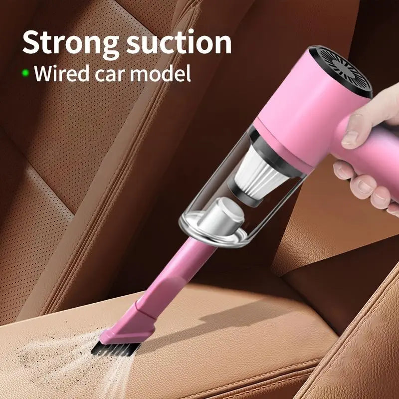 Car Vacuum Cleaner, Portable Car Vacuum Cleaner, 12V Car Vacuum Cleaner, Strong Suction & Large Power Vacuum Cleaner, Suitable for Car Use