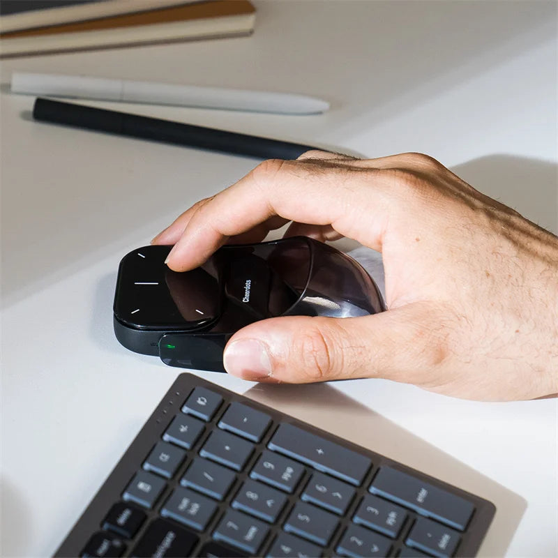 Cheerdots 2 Detachable Air Mouse Touchpad Pocket AI Recording Chatgpt Silent Wireless Mouse Business Office Mouse Gaming Mouse